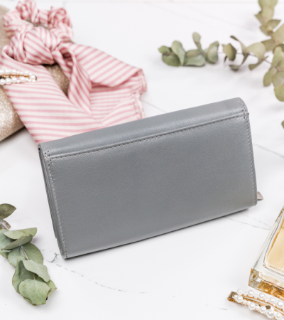 Portofel dama din piele naturala Cavaldi RD-07-GCL-7215 GRA [3]