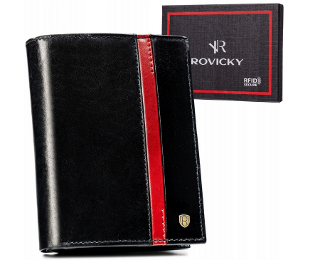 Portofele Barbati - Portofel barbati din piele naturala Rovicky PTR-22314-RVTP BL-RE