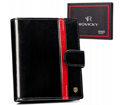Portofele Barbati - Portofel barbati din piele naturala Rovicky PTR-22314L-RVTP BL-RE