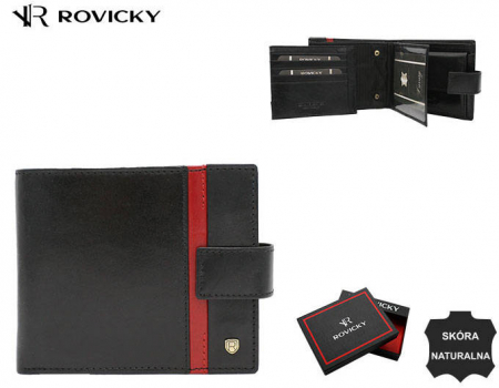 Portofel barbati din piele naturala Rovicky PTR-22321L-RVTP BL-RE [12]