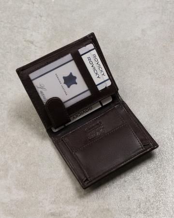 Portfel męski skórzany N0036-P-SCR D.Brown [4]