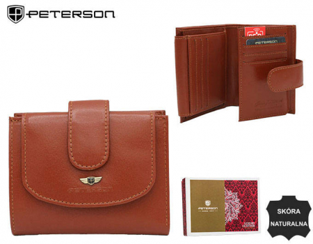 Portofel dama din piele naturala Peterson PTR-PTN 2516-BO-7987 TAN [3]