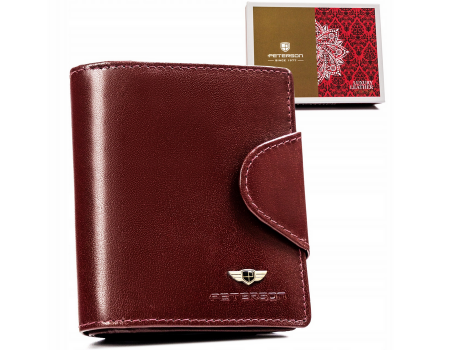 Portofele Dama - Portofel dama din piele naturala Peterson PTR-PTN 2517-BO-7826 WIN