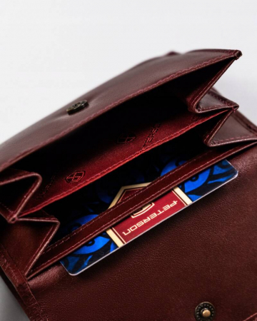 Portofel dama din piele naturala Peterson PTR-PTN 70-BO-7918 WINE [9]
