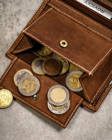 Portofel barbati din piele naturala Always Wild PTR-N4-CHM-AQUA-1904 COG [9]