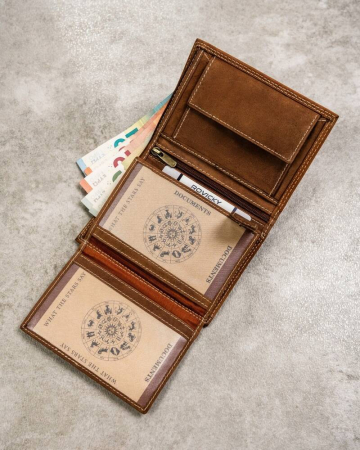 Portofel barbati din piele naturala Always Wild PTR-N4-CHM-AQUA-1904 COG [6]