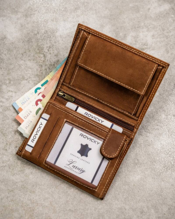 Portofel barbati din piele naturala Always Wild PTR-N4-CHM-AQUA-1904 COG [5]