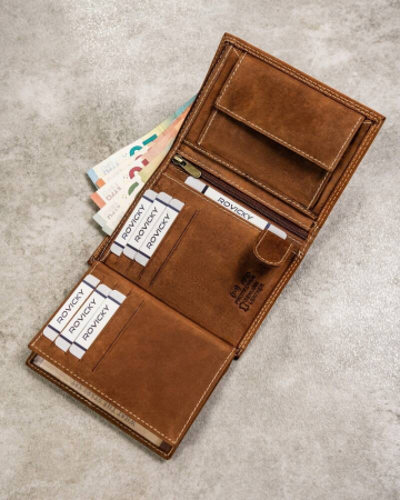 Portofel barbati din piele naturala Always Wild PTR-N4-CHM-AQUA-1904 COG [7]