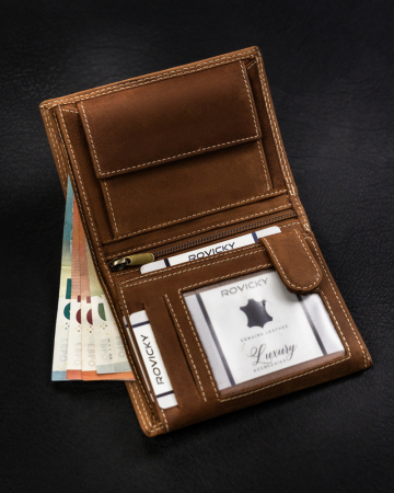 Portofel barbati din piele naturala Always Wild PTR-N4-CHM-BEAR-2-1683 C [6]