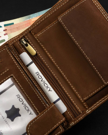 Portofel barbati din piele naturala Always Wild PTR-N4-CHM-BEAR-2-1683 C [9]