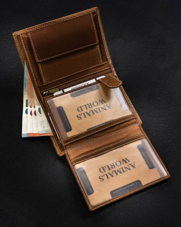 Portofel barbati din piele naturala Always Wild N4-CHM-BEAR-2-1683 C [8]