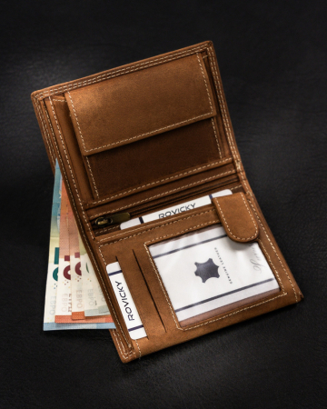 Portofel barbati din piele naturala Always Wild PTR-N4-CHM-BEAR-1645 COG [6]