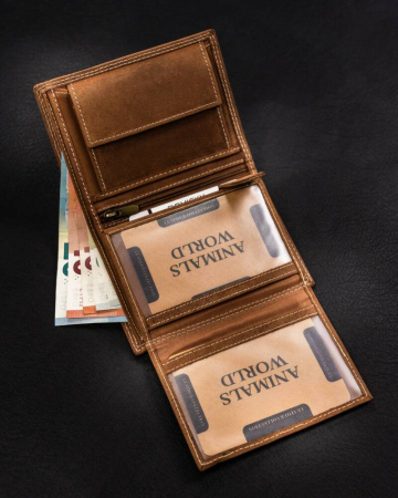 Portofel barbati din piele naturala Always Wild N4-CHM-BEAR-1645 COG [7]