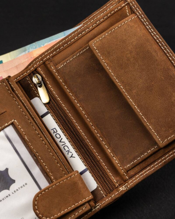 Portofel barbati din piele naturala Always Wild PTR-N4-CHM-BEAR-1645 COG [9]