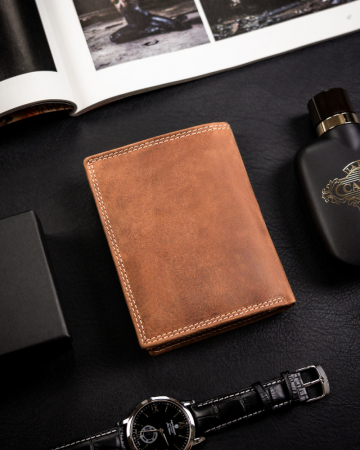 Portofel barbati din piele naturala Always Wild N4-CHM-BEAR-1645 COG [4]