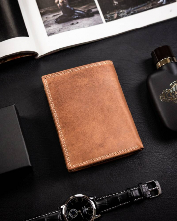 Portofel barbati din piele naturala Always Wild PTR-N4-CHM-BOU-1720 COG [4]