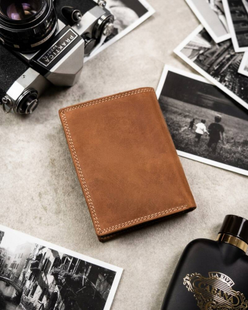 Portofel barbati din piele naturala Always Wild PTR-N4-CHM-VIRG-2017 COG [3]