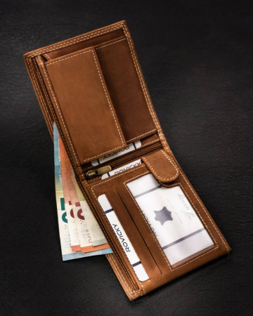 Portofel barbati din piele naturala Always Wild PTR-N992-CHM-SHE-1881 CO [5]