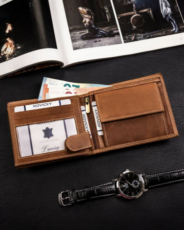 Portofel barbati din piele naturala Always Wild PTR-N992-CHM-SHE-1881 CO [4]