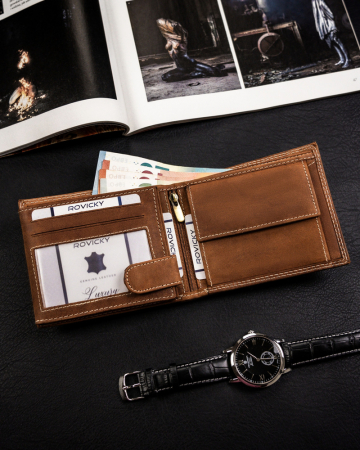 Portofel barbati din piele naturala Always Wild PTR-N992-CHM-BOU-1867 CO [4]