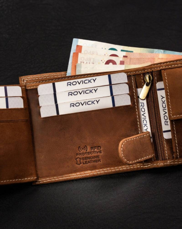 Portofel barbati din piele naturala Always Wild PTR-N992-CHM-SHE-1881 CO [8]