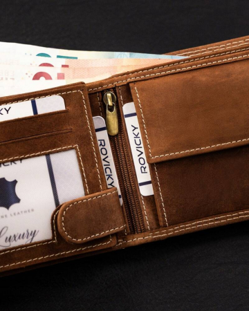 Portofel barbati din piele naturala Always Wild PTR-N992-CHM-SHE-1881 CO [9]