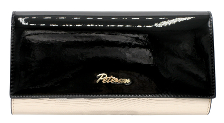 Portofel dama din piele naturala Peterson PTR-PTN LJ-490-5483 BL+G [1]