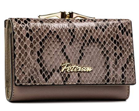 Portofel dama din piele naturala Peterson PTR-PTN SM-412-0759 GRE [1]