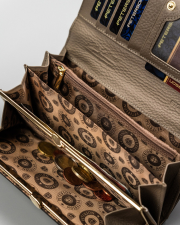 Portofel dama din piele naturala Peterson PTN SM-467-0599 GRE [8]