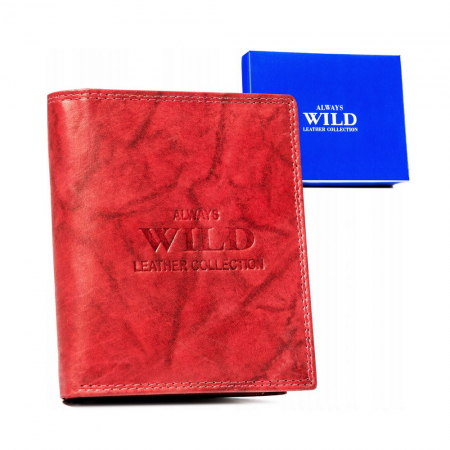 Portfele i spinki na banknoty - Portofel barbati din piele naturala Always Wild PTR-AW-N890-MAL-0424 RE