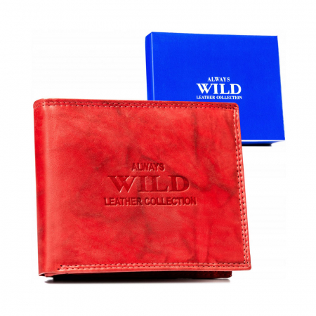 Rovicky - Portofel barbati din piele naturala Always Wild AW-N992-MAL-0486 RE