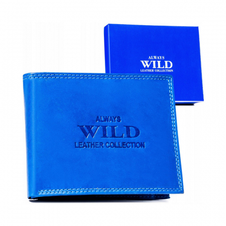 Portofele Barbati - Portofel barbati din piele naturala Always Wild PTR-AW-N992-MAL-0509 R.B