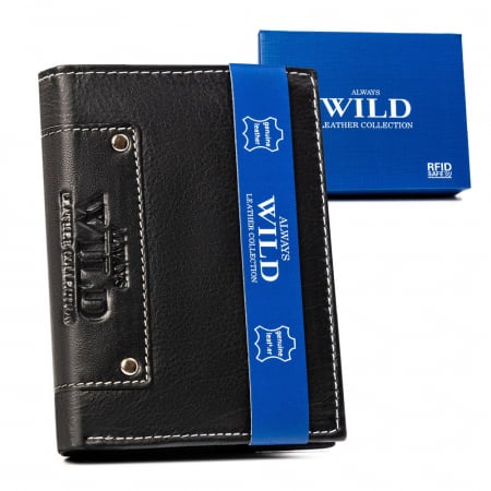 Portofele Barbati - Portofel barbati din piele naturala Always Wild PTR-N4-P-CCD-8110