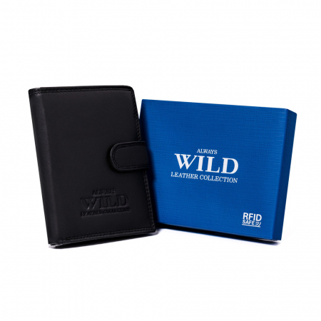 Ubrania i akcesoria  - Portofel barbati din piele naturala Always Wild PTR-N4L-P-CCD-2-2702 BL