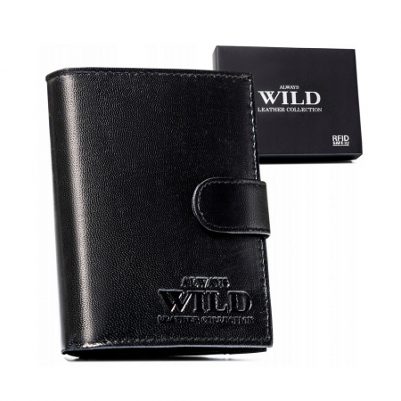 Portofele Barbati - Portofel barbati din piele naturala Always Wild PTR-N4L-P-GTS-7653 BL