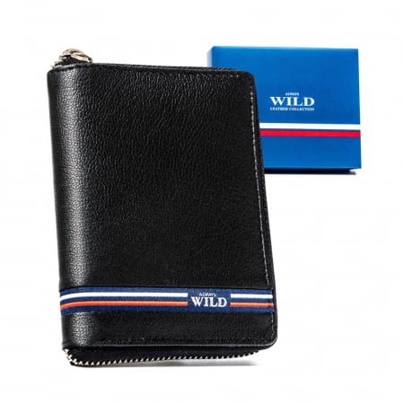 Portofele Barbati - Portofel barbati din piele naturala Always Wild PTR-N4Z-GV-2756 BL