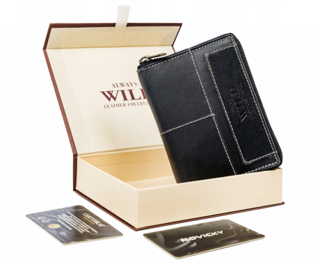  Portfele i spinki na banknoty - Portofel barbati din piele naturala Always Wild PTR-N4Z-HWM-9625