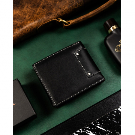 Portofel barbati din piele naturala Always Wild N992-P-CCD-8134 BLAC [5]