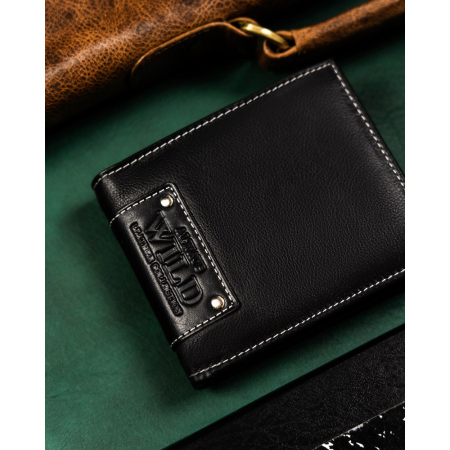 Portofel barbati din piele naturala Always Wild N992-P-CCD-8134 BLAC [1]