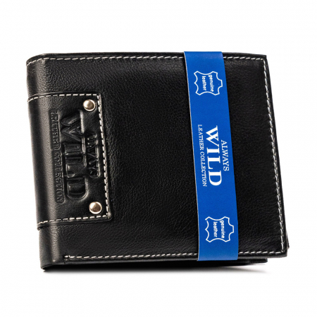 Portofel barbati din piele naturala Always Wild N992-P-CCD-8134 BLAC [7]
