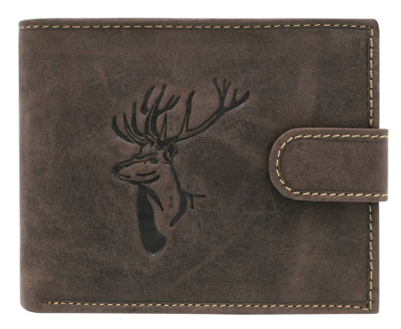 Portofel barbati din piele naturala Always Wild PTR-N992L-CHM-DEER BR [3]