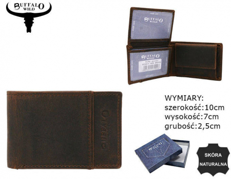 Portofel barbati din piele naturala Buffalo Wild PTR-N1240-H-9006 BR [10]