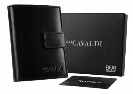 Portofele Barbati - Portofel barbati din piele naturala Cavaldi PTR-0104L-P-BS-RFID-7650