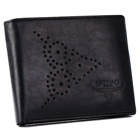 Portofel barbati din piele naturala cu protectie RFID , Buffalo Wild PTR-N7-02-GG-9393 [1]