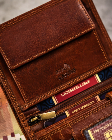 Portofel barbati din piele naturala Peterson PTR-PTN N4-EBS-03 TAN [9]
