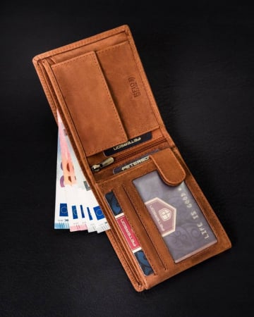 Portofel barbati din piele naturala Peterson PTR-PTN N992C-CHM-03 [5]