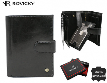 Portofel barbati din piele naturala Rovicky PTR-22313L-VT-RVT [4]