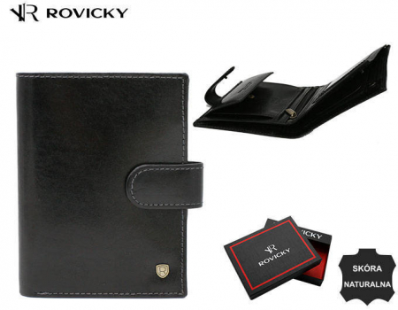 Portofel barbati din piele naturala Rovicky PTR-22314L-RVT-2961 [3]