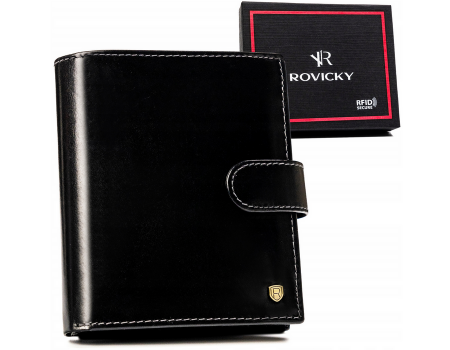  Breloczki - Portofel barbati din piele naturala Rovicky PTR-22316L-RVT-2985