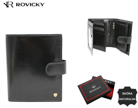 Portofel barbati din piele naturala Rovicky PTR-22316L-RVT-2985 [3]